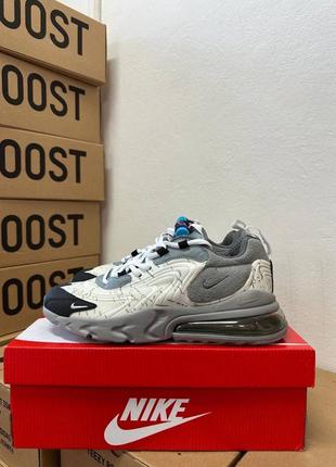 Мужские кроссовки nike air max 270x travis scott grey