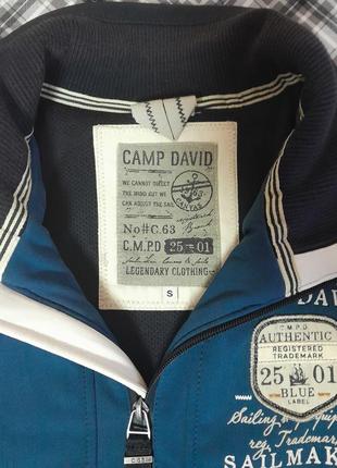 Крутая куртка синего цвета из softshella camp david designed in germany, 💯 оригинал9 фото