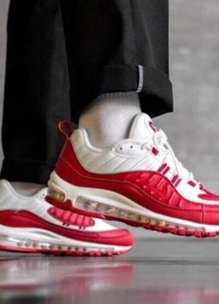 Оригинальные кроссовки nike air max 98 red