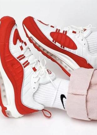 Оригинальные кроссовки nike air max 98 red