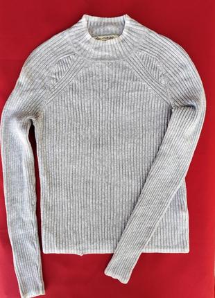 Женская кофта в рубчик