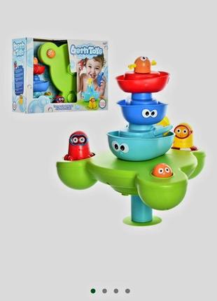 Водная пирамидка yookidoo веселый фонтан +подарок игрушки на присосках
