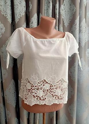 Блуза з кружевами, блузка.