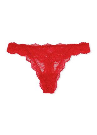 Кружевные трусики стринги victoria ́s secret виктория сикрет