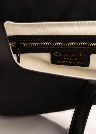 Стильная сумочка dior saddle mate, натуральная кожа5 фото