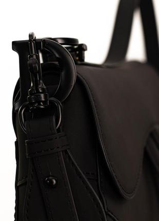 Стильная сумочка dior saddle mate, натуральная кожа4 фото