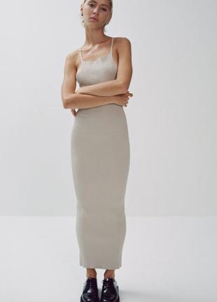 Трикотажна сукня zara xs s