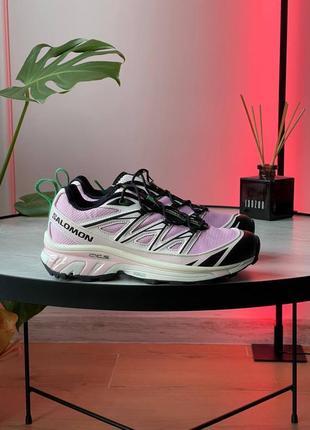 Кроссовки salomon xt-6 sandy liang x expanse cradle pink white gold