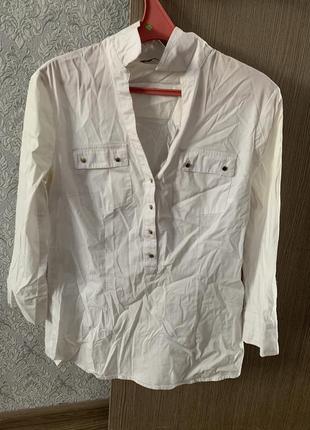 Белая рубашка 46 размер