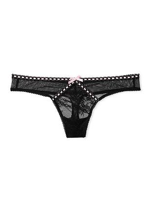 Кружевные трусики стринги victoria ́s secret виктория сикрет