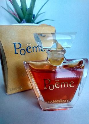 Poeme lancome миниатюра винтаж parfum духи 4мл