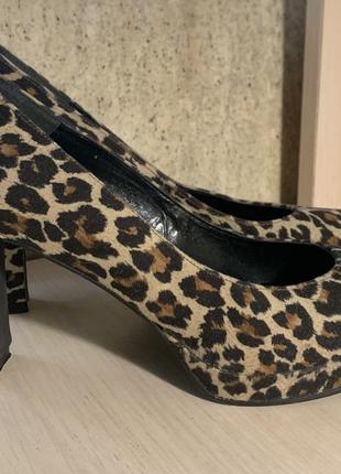 Шикарні леопардові туфлі la belle1 фото