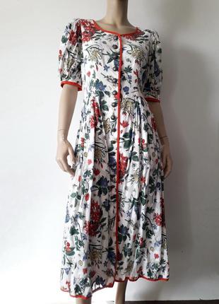 Винтажное длинное платье сукня дирндль баварское для фотосессий1 фото