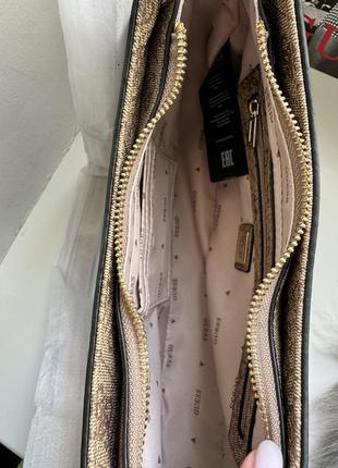Сумка guess noelle беж 8