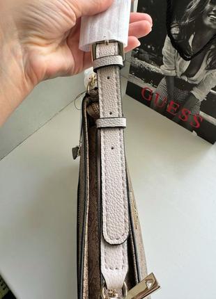 Сумка guess noelle беж 6