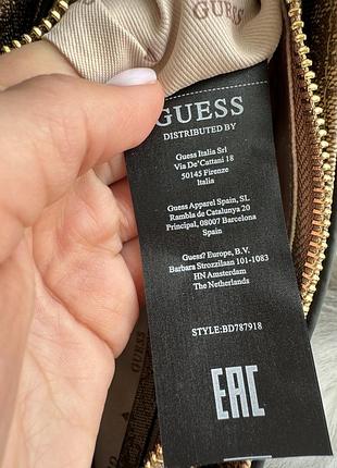 Сумка guess noelle беж 7