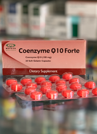 Coenzyme q10 forte коензим q10 форте 100 мг 20 капс єгипет