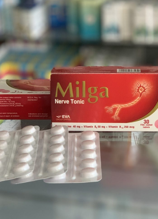 Milga мілга бенфотіамін в1 в6 в12 невралгія неврит 40 табл єгипет