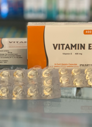 Vitamin e вітамін е антиоксидант 400 мг pharco 24 капс єгипет
