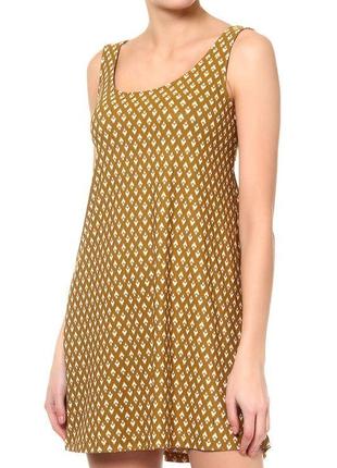 Нова коротка сукня mango xs плаття з вирізом на спині коротке плаття в принт