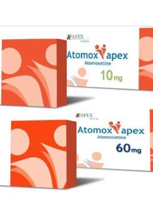 Atomox apex 10 мг atomoxetine 30 капс египет
