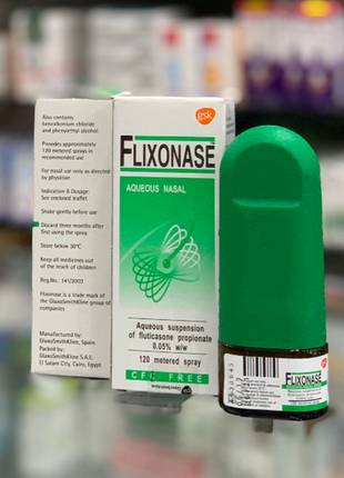 Flixonase фліксоназе спрей від алергії 50 мкг/доза 120 доз єгипет