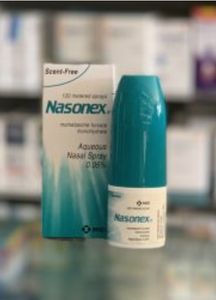 Nasonex назонекс 0,05% спрей назальний риніт 120 доз єгипет