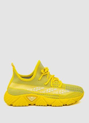 40 размер кроссовки fashion женские спортивные текстильные для бега лёгкие тонкие желтые летняя обувь сетка