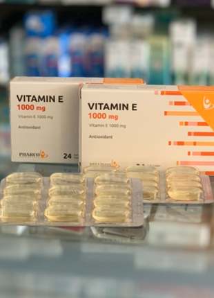 Vitamin e вітамін е 1000 мг 24 капс єгипет