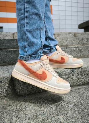 Nike dunk low terry swoosh