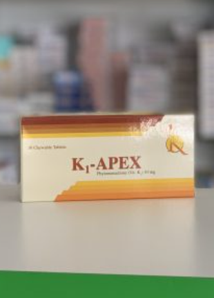 K1-apex к 1-апекс вітамін к цис-фітоменадіон 10 мг 30 табл єгипет
