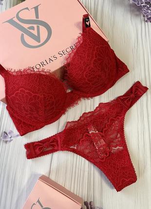 Комплект белья victorias secret оригинал пуш ап