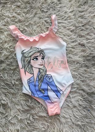 Купальник, сдельный,эльза новый