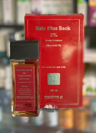 Hair plus back хейр плас бек 2% миноксидил 100 мл египет