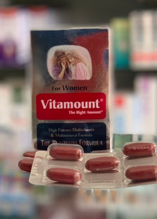 Vitamount for women витамаунт витамины для женщин 10 капс египет