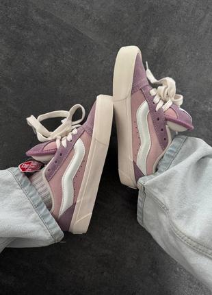 Кросівки vans knu  pink / lilac premium