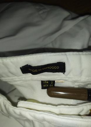 Massimo dutti фирменные белые штаны5 фото
