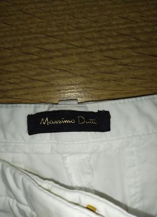 Massimo dutti фирменные белые штаны3 фото