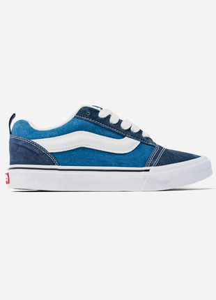 Кеди vans knu skool blue white