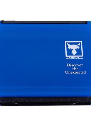 Коробка jackall 2300d double open tackle box m free к:blue