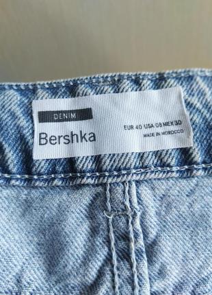 Джинсовая юбка bershka 40/l/48