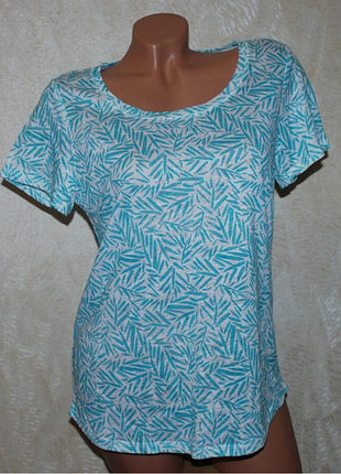 Футболка принтована бренду pure collection / 100% льон/