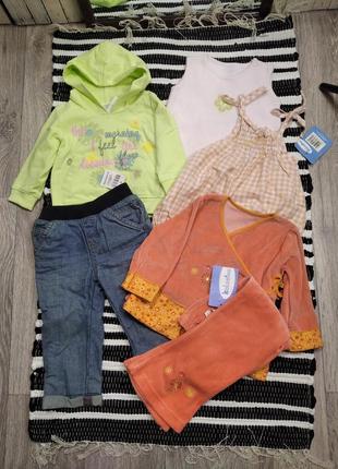 Стильный набор лот одежды сток для девочки