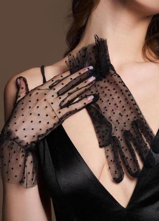 Бархатные длинные перчатки перчатки вечерние