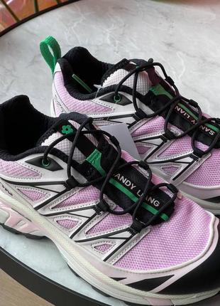 Кросівки salomon xt-6 sandy liang x expanse cradle pink white gold