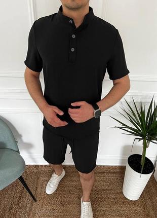 Комплект мужской летний рубашка + шорты