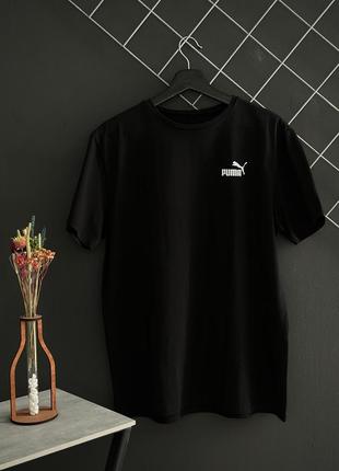 Костюм puma брюки + футболка черная3 фото