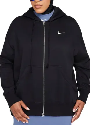 Оригінальна толстовка nike ns phnx flc fz os hoodie dq5758-0101 фото