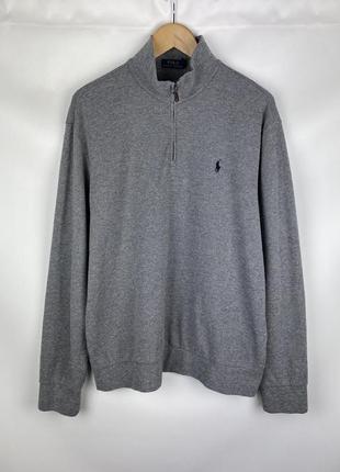 Мужской свитер кофта polo ralph lauren 1/4 zip