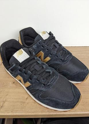 ❗️❗️❗️кроссовки new balance 373 wl373fb2 black&amp;gold 38 р. оригинал